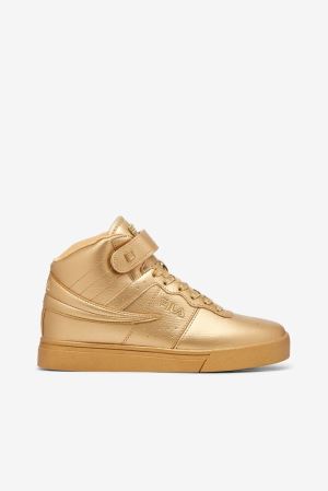 FILA Vulc 13 Metallic Sneakers Metal / Gold,Womens Shoes | CA.SJRWOI894